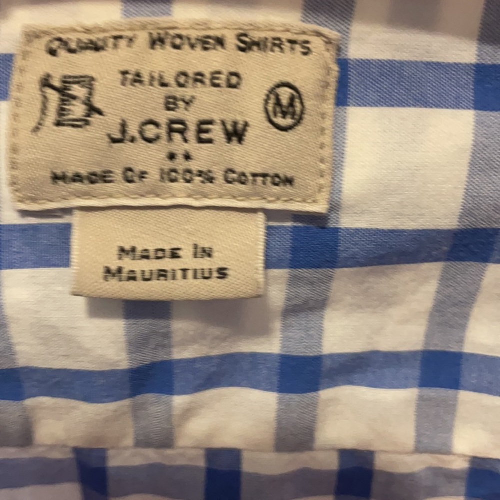 J Crew Checkered Button Down - image 2